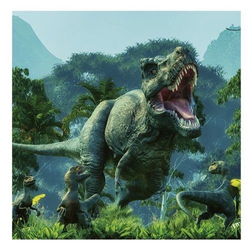 Lemeznaptár REALSYSTEM 300x300mm Dinosaurs 2026.