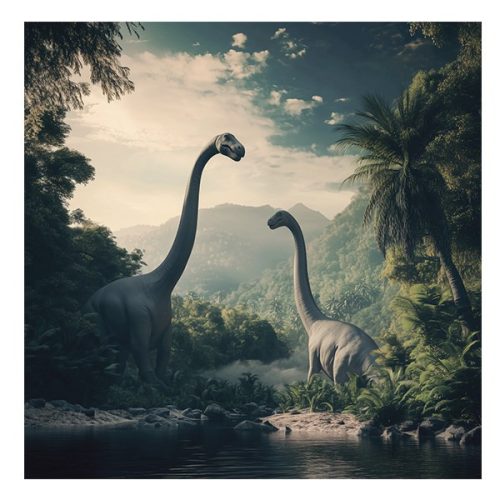 Lemeznaptár REALSYSTEM 300x300mm Dinosaurs 2026.