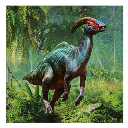 Lemeznaptár REALSYSTEM 300x300mm Dinosaurs 2026.