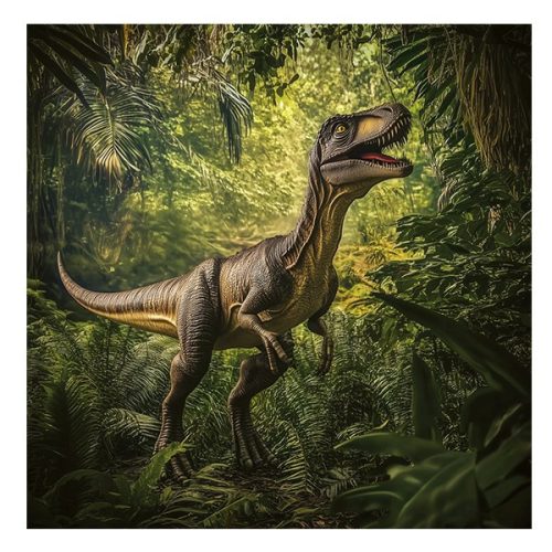 Lemeznaptár REALSYSTEM 300x300mm Dinosaurs 2026.