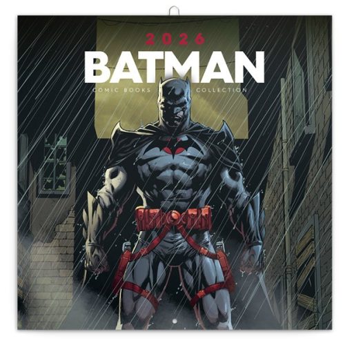 Lemeznaptár REALSYSTEM 300x300mm Comics 2026.