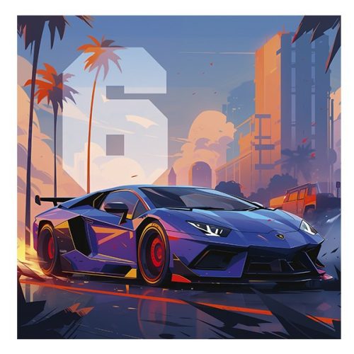 Lemeznaptár REALSYSTEM 300x300mm Fast cars 2026.