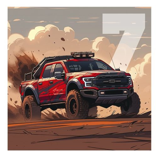 Lemeznaptár REALSYSTEM 300x300mm Fast cars 2026.