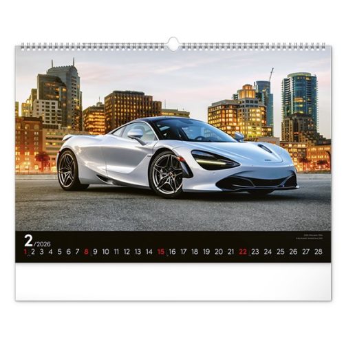 Falinaptár REALSYSTEM 480x330mm fekvő Cars 2026.