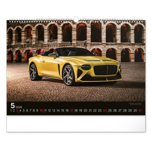 Falinaptár REALSYSTEM 480x330mm fekvő Cars 2026.