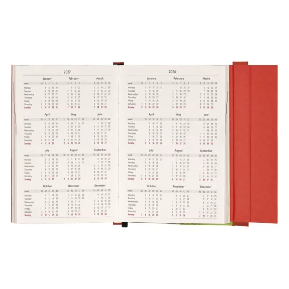 Határidőnapló REALSYSTEM 110x160mm heti sárga lapos márneses záródású Claude Monet 2027 Határidőnapló REALSYSTEM 110x160mm heti sárga lapos márneses záródású Claude Monet 2027