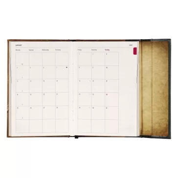   Határidőnapló REALSYSTEM 110x160mm heti sárga lapos márneses záródású Harry Potter 2027