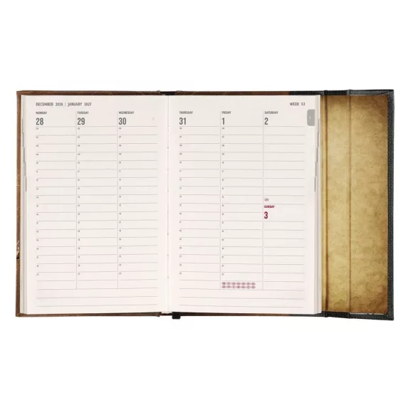 Határidőnapló REALSYSTEM 110x160mm heti sárga lapos márneses záródású Harry Potter 2027 Határidőnapló REALSYSTEM 110x160mm heti sárga lapos márneses záródású Harry Potter 2027