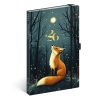 Határidőnapló REALSYSTEM 130x210 mm 2 hét oldalpáronként sárga lapos Fox 2026.