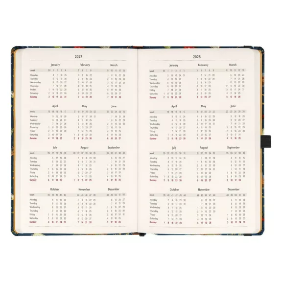 Határidőnapló REALSYSTEM 130x210 mm 2 hét oldalpáronként sárga lapos Harry Potter - Hogwarts 2027 Határidőnapló REALSYSTEM 130x210 mm 2 hét oldalpáronként sárga lapos Harry Potter - Hogwarts 2027