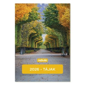 Falinaptár NEBULO A/4 álló Tájak 2026.