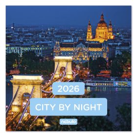 Falinaptár NEBULO 300x600mm álló City by Night 2026.