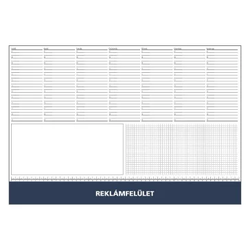 Íróalj REALSYSTEM 7141 570x390mm kék