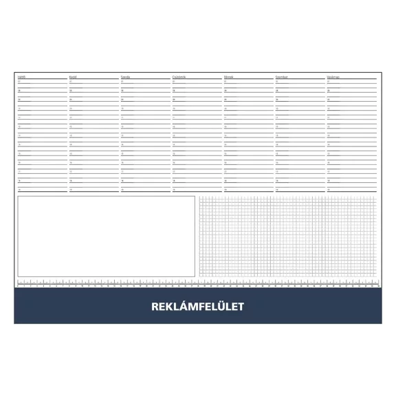 Íróalj REALSYSTEM 7141 570x390mm kék Íróalj REALSYSTEM 7141 570x390mm kék