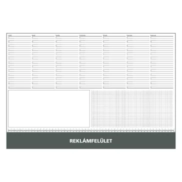 Íróalj REALSYSTEM 7141 570x390mm zöld