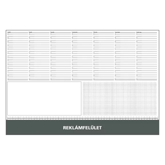 Íróalj REALSYSTEM 7141 570x390mm zöld Íróalj REALSYSTEM 7141 570x390mm zöld