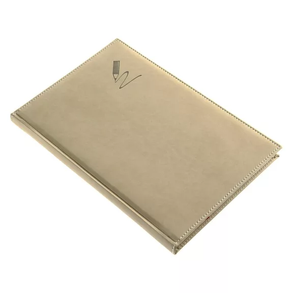 Tárgyalási napló REALSYSTEM Bolero B/5 sárga lapos drapp Tárgyalási napló REALSYSTEM Bolero B/5 sárga lapos drapp