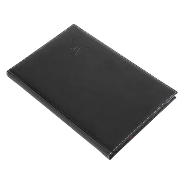   Tárgyalási napló REALSYSTEM Bolero B/5 sárga lapos fekete