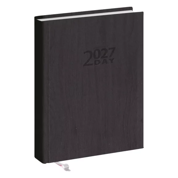 Zsebnaptár REALSYSTEM 2 Day B/6 kétnapos álló fehér lapos Grafit 2027 Zsebnaptár REALSYSTEM 2 Day B/6 kétnapos álló fehér lapos Grafit 2027