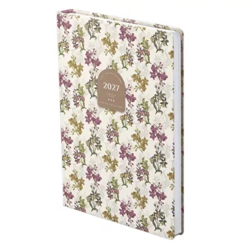   Határidőnapló TOPTIMER Joy J012 B/6 heti fehér lapos Orchidea UV lakk 2027