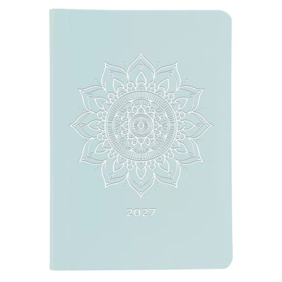 Határidőnapló TOPTIMER Pastel P012 B/6 heti fehér lapos kék 2027 Határidőnapló TOPTIMER Pastel P012 B/6 heti fehér lapos kék 2027