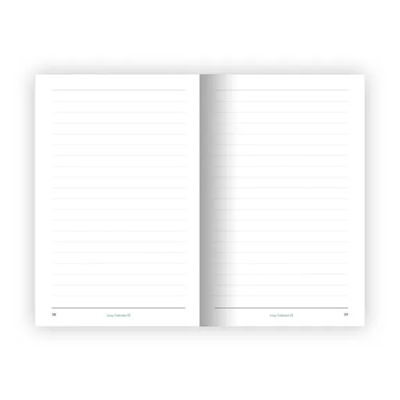 Határidőnapló LIZZYCALENDAR A/6 heti tűzött Superb 2027