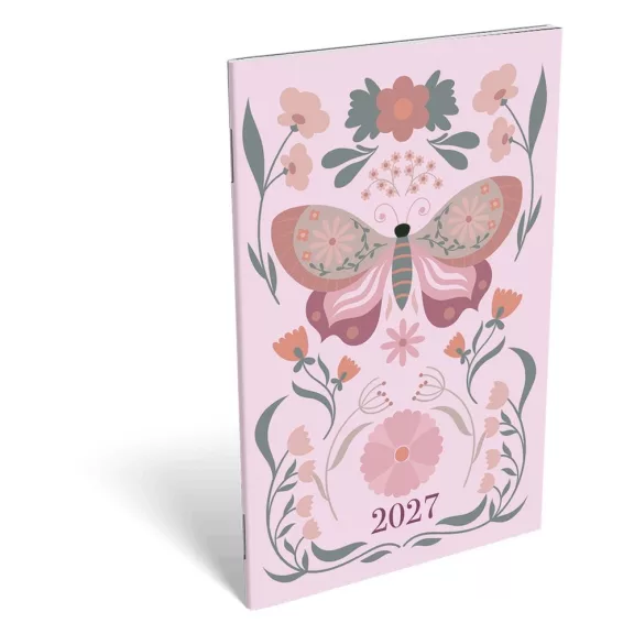 Határidőnapló LIZZYCALENDAR A/6 heti tűzött Lovely 2027 Határidőnapló LIZZYCALENDAR A/6 heti tűzött Lovely 2027