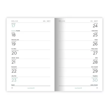   Határidőnapló LIZZYCALENDAR A/6 heti tűzött Fantastic 2027