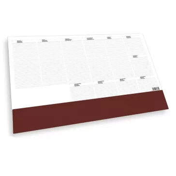 Íróalj TOPTIMER T110 576x407mm bordó 2027