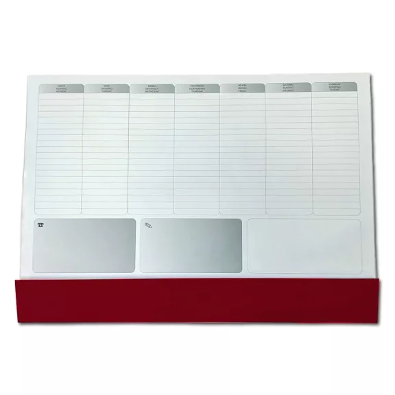 Íróalj ALISCA 576x406mm bordó bianco Íróalj ALISCA 576x406mm bordó bianco