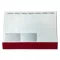 Íróalj ALISCA 576x406mm bordó bianco