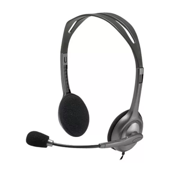 Headset vezetékes LOGITECH H110 Jack fekete Headset vezetékes LOGITECH H110 Jack fekete