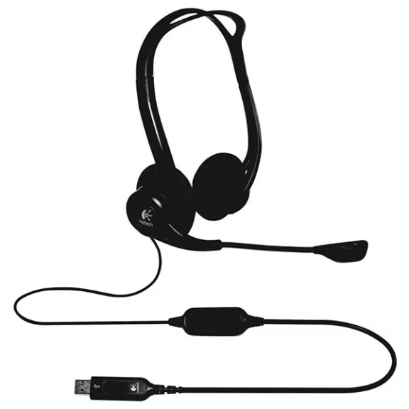 Headset vezetékes LOGITECH PC960 USB fekete Headset vezetékes LOGITECH PC960 USB fekete