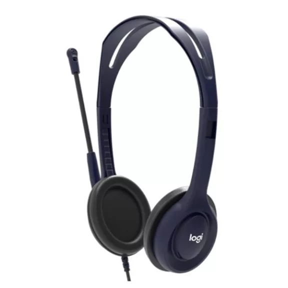 Headset vezetékes LOGITECH School Jack Sztereo OEM kék Headset vezetékes LOGITECH School Jack Sztereo OEM kék