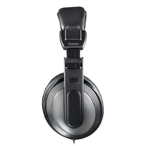Headset vezetékes HAMA Shell TV sztereó jack fekete/ezüst Headset vezetékes HAMA Shell TV sztereó jack fekete/ezüst