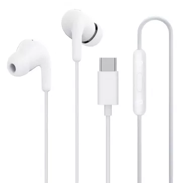   Fülhallgató XIAOMI BHR8931GL USB-C mikrofon hangerőszabályzó fehér