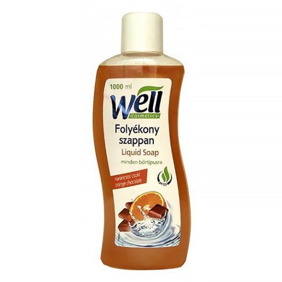 Folyékony szappan WELL narancsos-csoki 1L