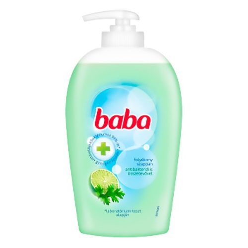 Folyékony szappan utántöltő BABA antibakteriális Lime 500 ml