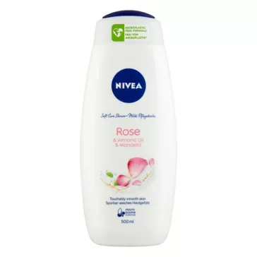 Tusfürdő NIVEA Rose & Almond Oil 500 ml