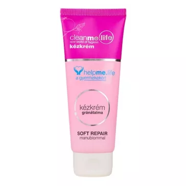 Kézkrém CLEANME.LIFE soft repair gránátalma 75 ml