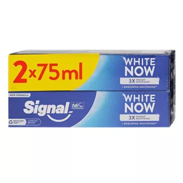 Fogkrém SIGNAL White Now Original Duo 75ml