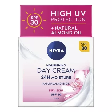   Arckrém NIVEA Aqua Effect Essentials tápláló nappali száraz/érzékeny bőrre 50 ml