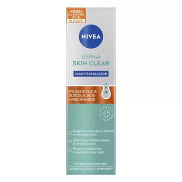 Arckrém hámlasztó NIVEA derma éjszakai 40 ml