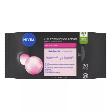 Arctisztító kendő NIVEA expert micellás 20 db