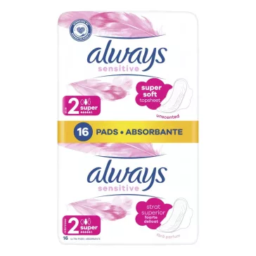   Egészségügyi betét ALWAYS Sensitive ultra night 14 darabos