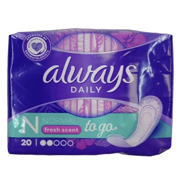 Tisztasági betét ALWAYS Sing normál deo 20 darabos