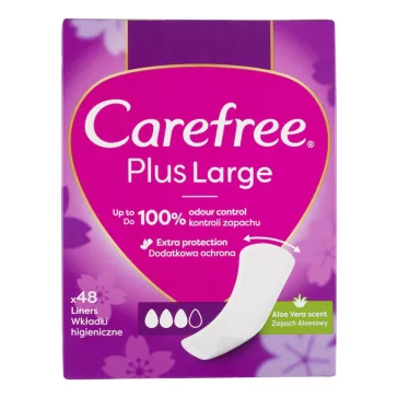 Tisztasági betét CAREFEE Large aloe 48 darabos
