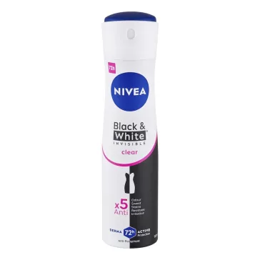 Izzadásgátló deo NIVEA B&W invisible clear 150 ml