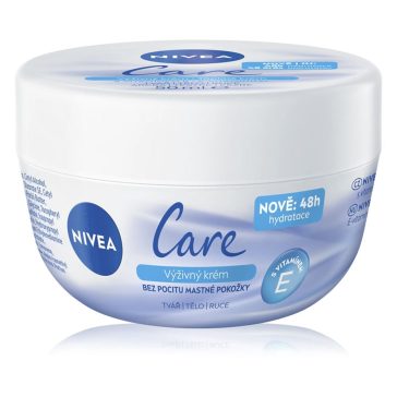 Testápoló NIVEA care tégelyes 200 ml