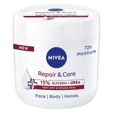Testápoló NIVEA Repair&Care urea tégelyes 400 ml
